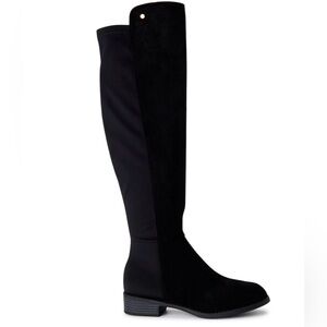 Black stretch over the knee boots like new
